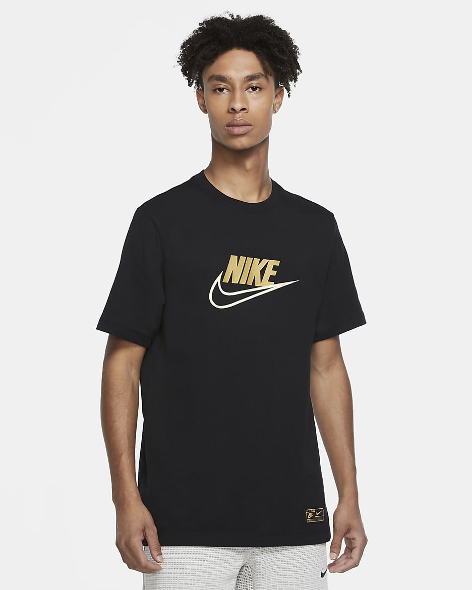 Nike Black online Metallic Gold Polo M